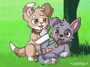 Paw Patrol Commission - Having fun with Rocky