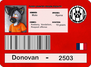 FCPF Inmate Card