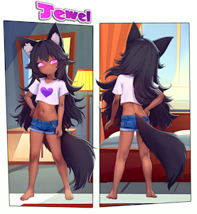 *TIER 2 COMMISSION* Dressed Jewel