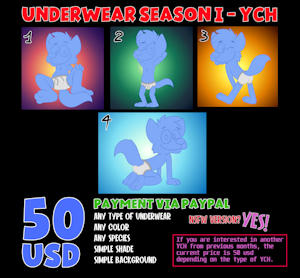 ALL UNDERWEAR SEASONS (2024 - 2025) YCH