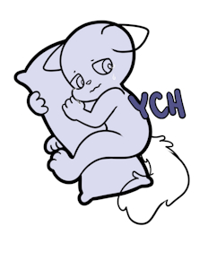 Pillow Hugging YCH