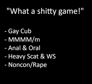 "What a shitty game!"