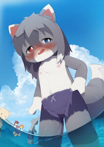 painted swimsuit(Skeb)