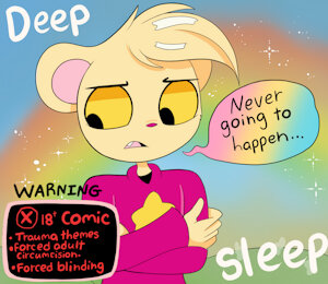 Deep sleep ✩₊˚.⋆☾⋆⁺₊✧🌈 (🔞 Comic)