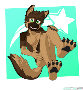 "You wanna see my paws?"