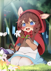 little red deer riding hood