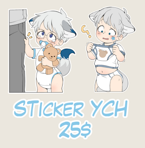 These stickers are also available owO! 🍼