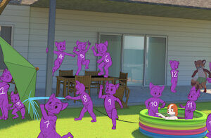 Pool Party Cub YCH