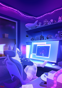 Lofi Gamer (art)