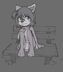 alone girl