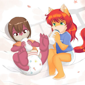 Protein feeding (Draw-Over by Kas-min)