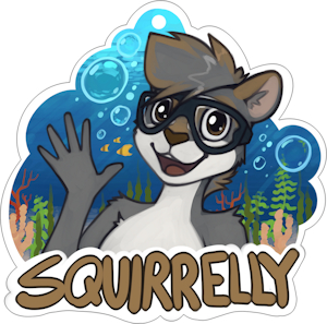 Squirrelly Badge