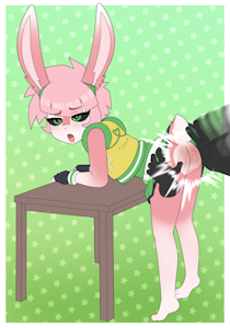 Spanked bunny