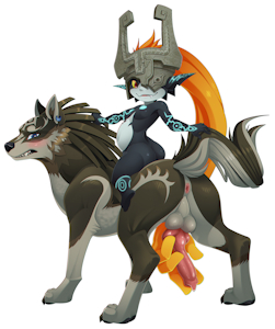 Woofy and Midna 1