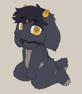 a goat stares at you lovingly