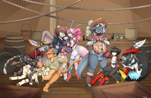Dungeons and Delinquents; Plundering the Booty (Art by Pucco)