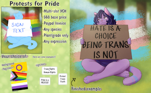Protests for Pride - Multi-slot YCH