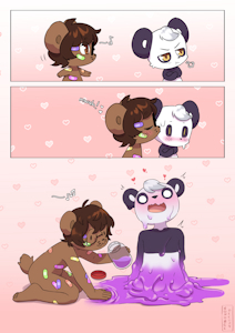 Collecting the panda jelly