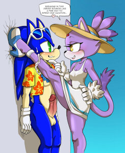 Blaze and Sonic
