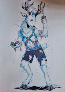 “oh deer” By Mr.Lemur
