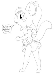 Stephanie poses