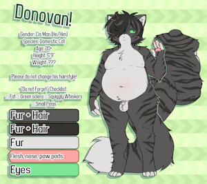 New Donovan refsheet! [nsfw]