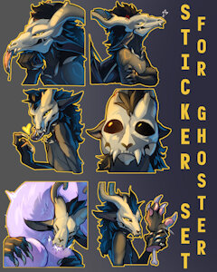 Ghoster Sticker Set