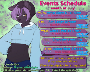 July Schedule