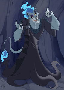 Hades as a lion