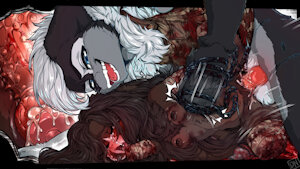 Tendering the meat - by DeadNikki