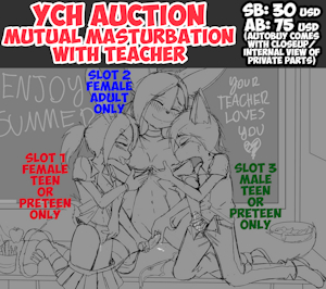 YCH AUCTION MUTUAL MASTURBATION WITH TEACHER