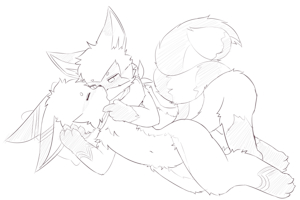 Ancie kiss behind [Sketchy stuff]