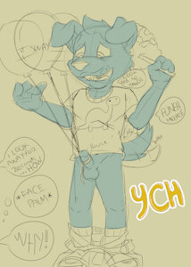 look no hands (ych auction)