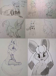Traditional doodle comp