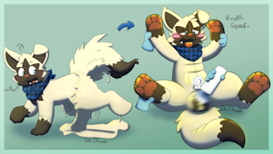 Newly pooltoy'd pooch~