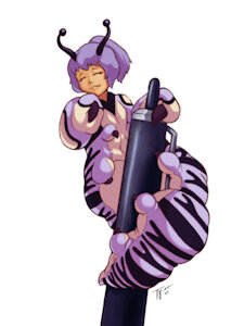 Caterpillar girl