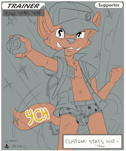 Pokemon Trainer card (YCH)