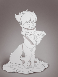 Cookie Fox Age Regression (Commission)