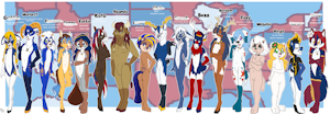 *ADOPTABLES*__Sweeties from the states 3: heeheehee