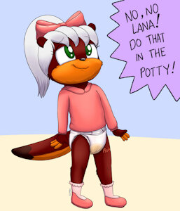 No in the diaper