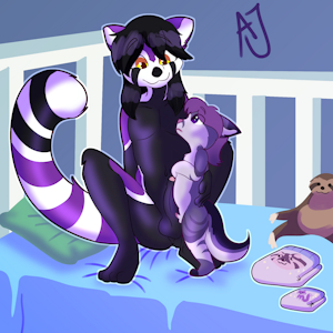 Sussy sissy babysitting (Art by Ajinelox)