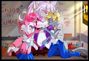 Mutual masturbation with teacher YCH