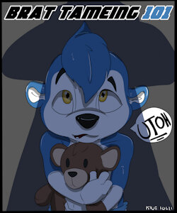 Brat Taming 101 comic (single page ych comic with cover)