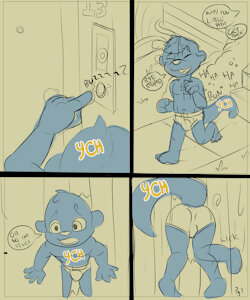Ding Dong Ditch (mini 3 page comic)