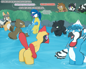 Communal Bird Bath (Art by Hal)