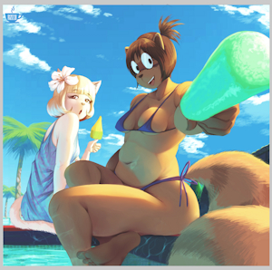 Summer magma art.