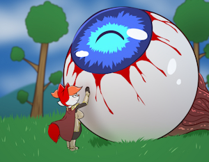 Commission: Petting eye