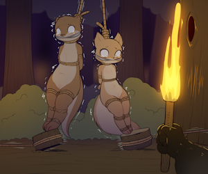 Commission: Night hanging
