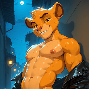 His strong chest, your weak knees