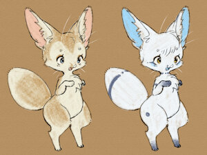I doodled a little fox